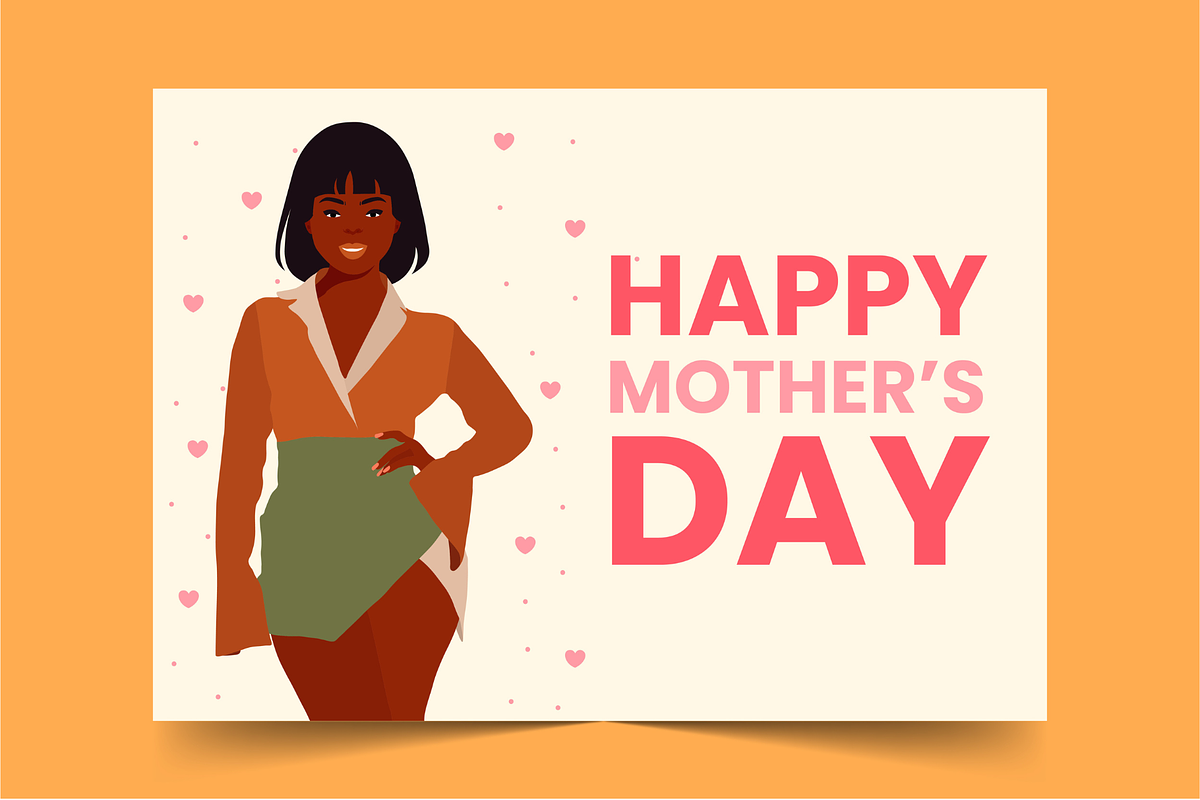 Happy Mothers Day Card, a Card Template by nataliemukundu (Photo 1 of 2)