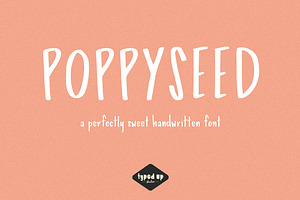 Poppyseed | Handwritten Sans Font