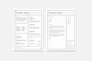 Simple Resume Template, a Resume Template by Wild Ones (Thumbnail 2 of 5)