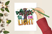 Christian Christmas Png,Be the Light, an Illustration by designcity5 (Thumbnail 4 of 9)