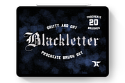 Gothic Blackletter Procreate Brushes, a Brush Add-On by The Forge Type Co (Thumbnail 1 of 12)