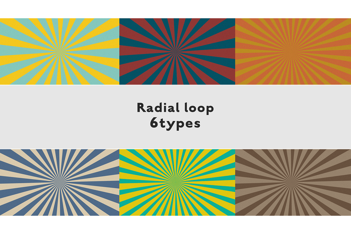 Radial 6set (Mogrt), a Templates & Theme by mikenoki (Photo 1 of 2)