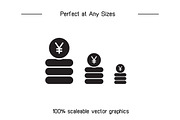 Yuan Banknote, Coin & Price Tag Icon, a Finance Illustration by Designfour (Thumbnail 7 of 7)