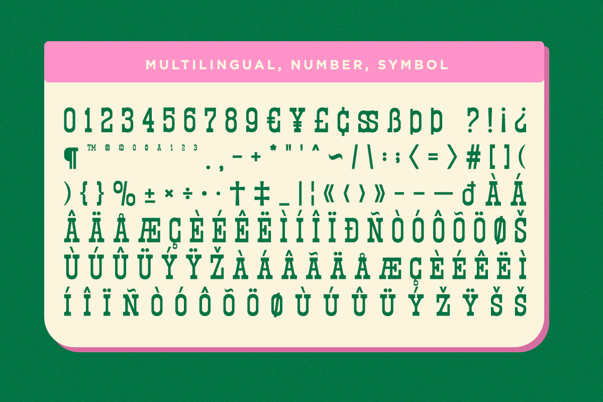 North Railway – A Western Slab Serif, a Slab Serif Font by Say Studio (Photo 13 of 13)