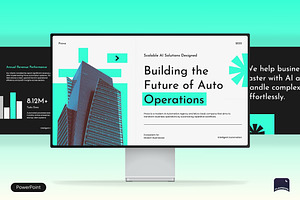 AI Automation Agency Pitch Deck, a Presentation Template by Claymoon Lab