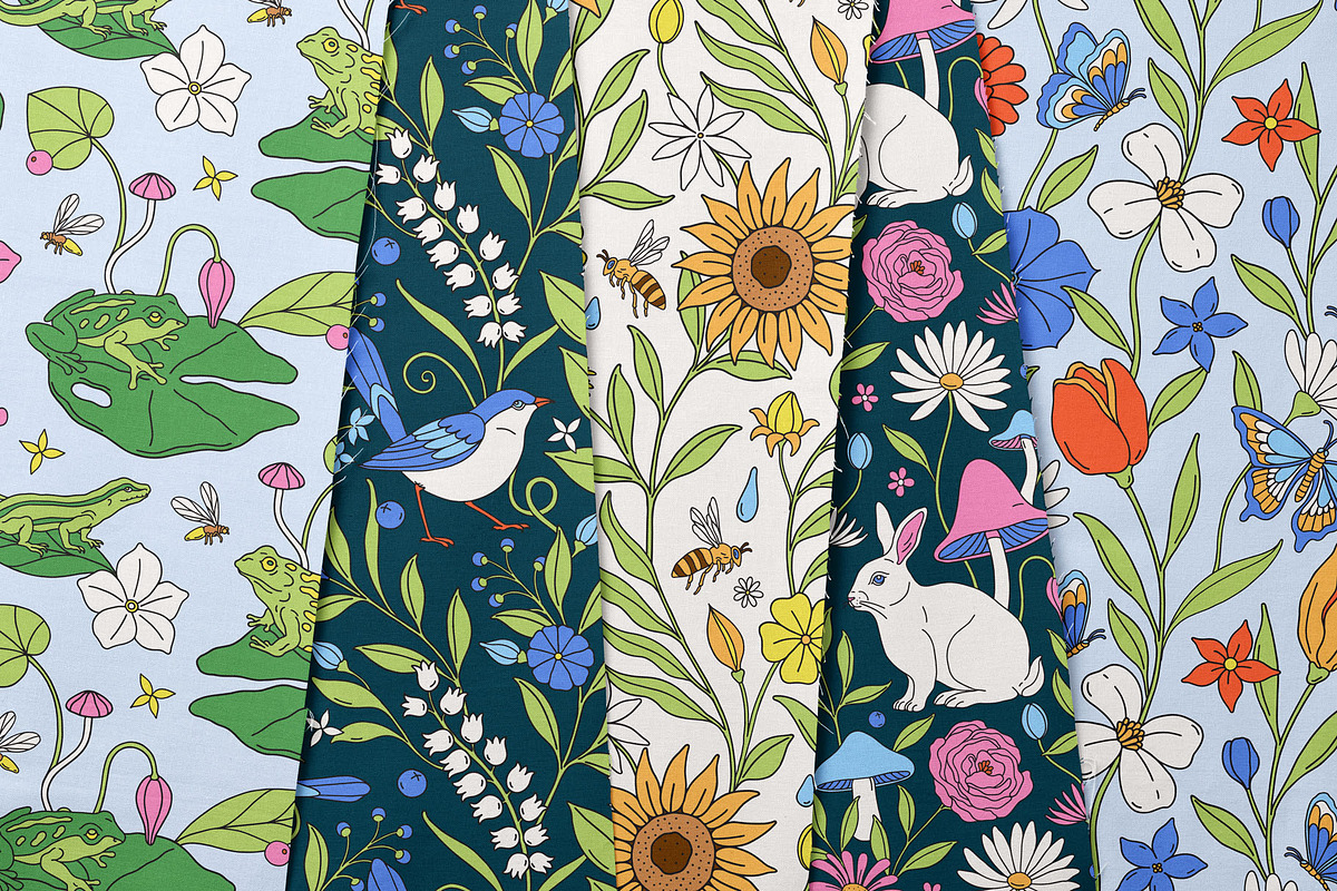 Spring Garden Vector Collection, a Pattern Graphic by rouxsupplyco (Photo 11 of 15)