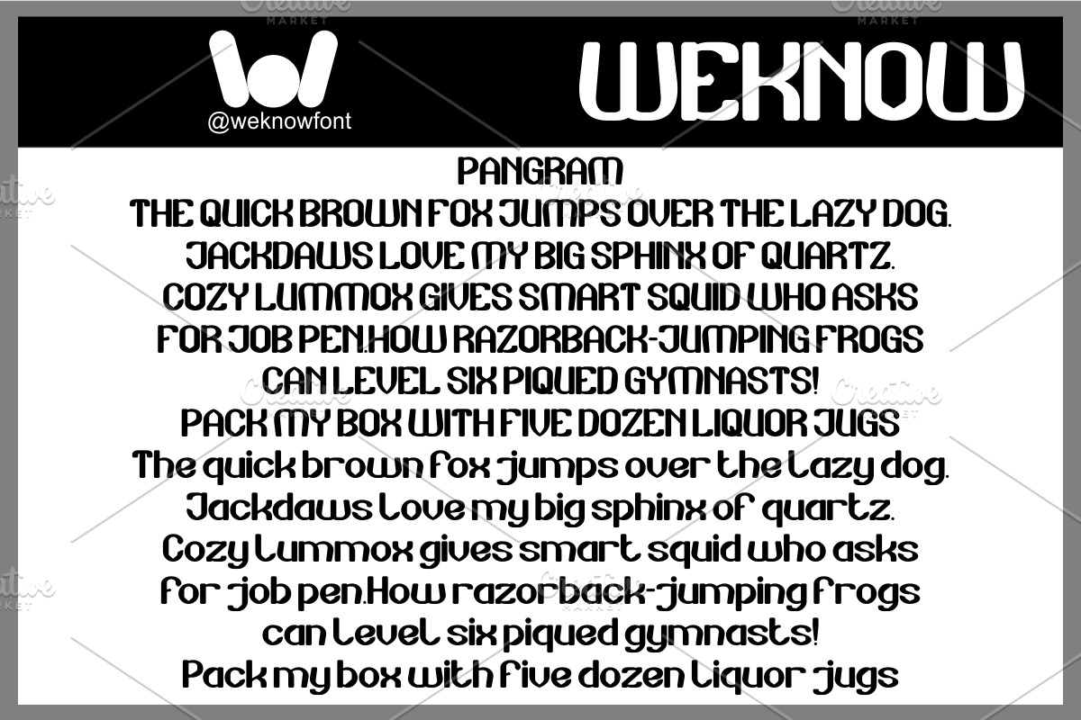 Quick Shot font, a Sans Serif Font by weknow (Photo 6 of 8)