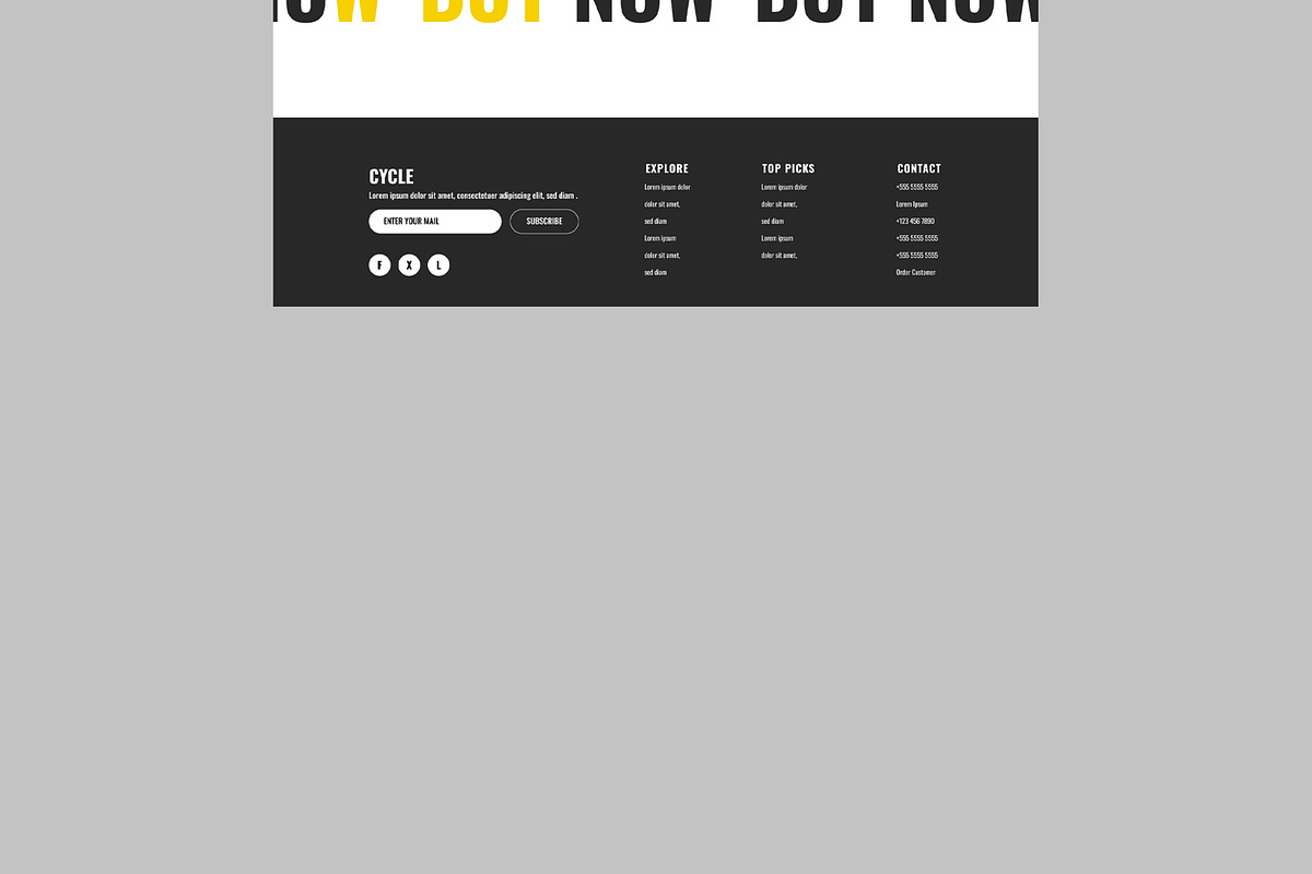 Bike Landing Page, an UI Kit Template by CreativeShaper (Photo 6 of 6)