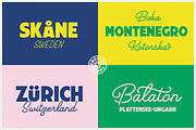 Travel Poster Font Duo, a Script Font by Fenotype (Thumbnail 6 of 15)