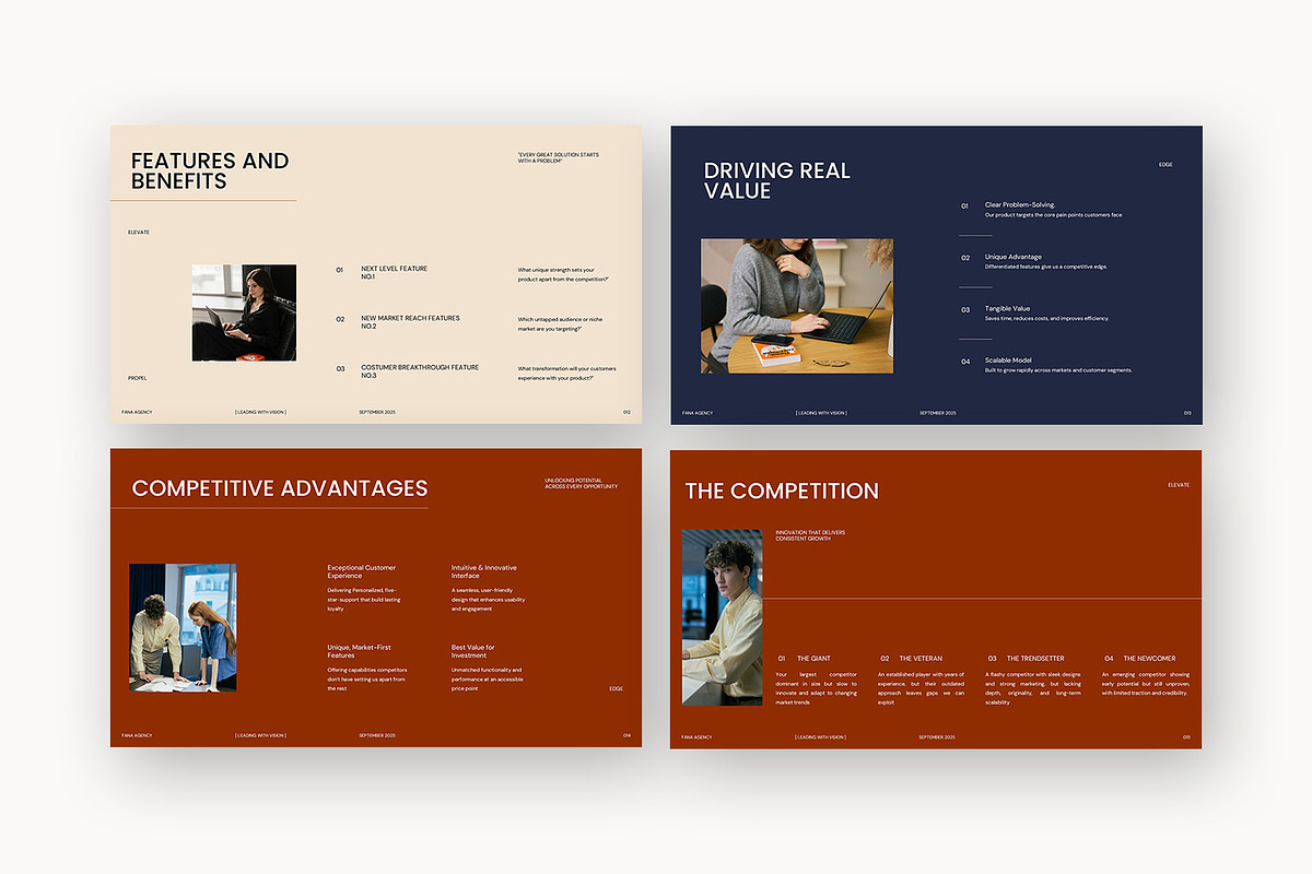 Fana : Pitch Deck Powerpoint, a Presentation Template by Punkl Camp (Photo 5 of 16)