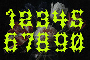 Venom Voltage - Heavy Metal Typeface, a Serif Font by HipFonts (Thumbnail 8 of 9)