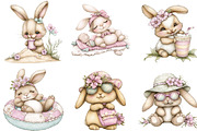 Whimsical Summer Bunny, an Illustration by Designking (Thumbnail 3 of 5)