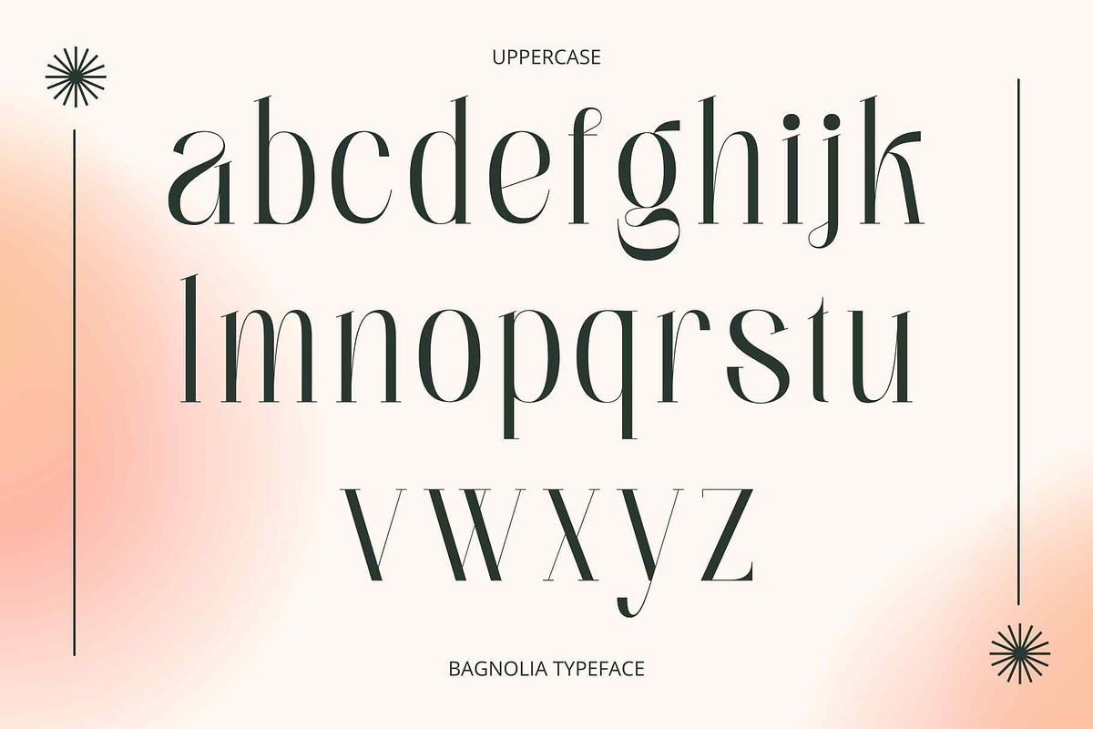 Bagnolia - Serif Display, a Serif Font by Nirmana Visual (Photo 3 of 11)
