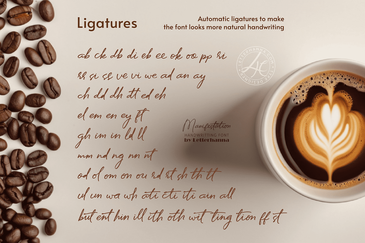 Manifestation, a Handwritten Font by Letterhanna Studio (Photo 15 of 15)