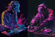 DJs- 103 illustrations, a Person Illustration by Handmadefont (Thumbnail 11 of 18)