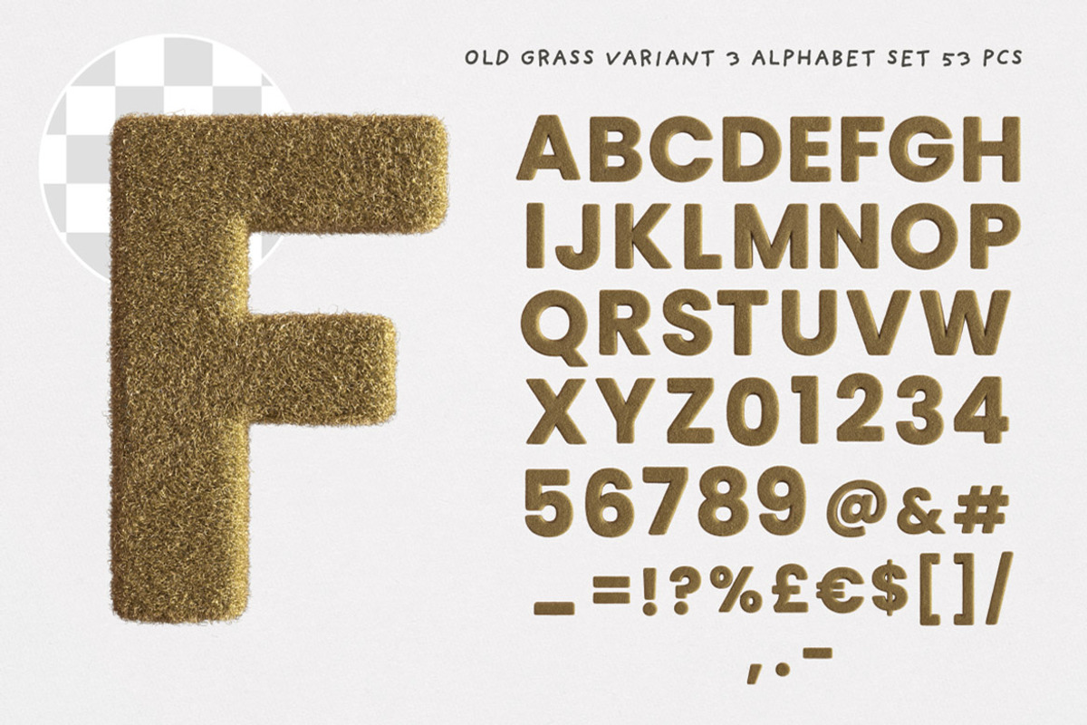 Old Dry Grass or Fur Typo Creator, a Sans Serif Font by TVartworks (Photo 7 of 13)