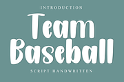Team Baseball, a Script Font by InermediaSTUDIO (Thumbnail 1 of 8)