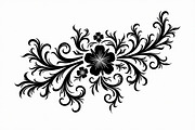 Ornamental Flower Designs, an Illustration by yasushie (Thumbnail 5 of 20)