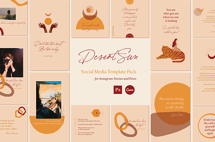 Desert Sun | Story & Post Template
