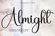 Almight, a Handwritten Font by FreshTypeINK (Thumbnail 1 of 8)