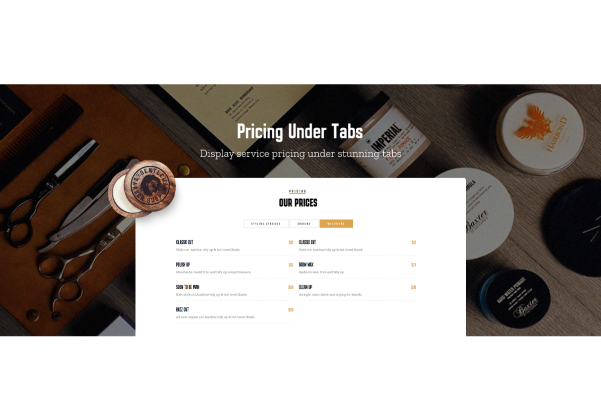 Barbero-Hair Salon Prestashop Theme, a HTML Template by LeoTheme (Photo 5 of 10)