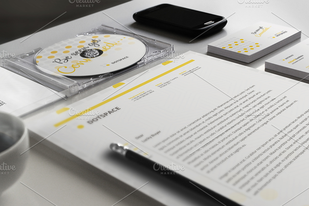 Dotspace Full Corporate Identity, a Stationery Template by Mastergfx (Photo 4 of 15)