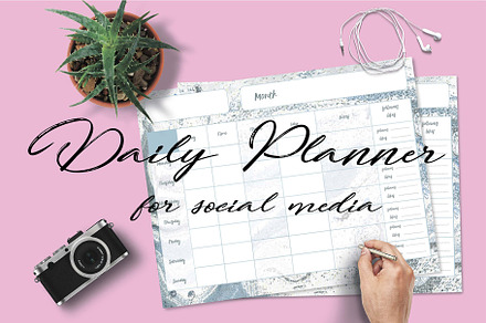 Social Media planner for content