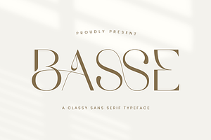 Basse - Classy Sans Serif Font