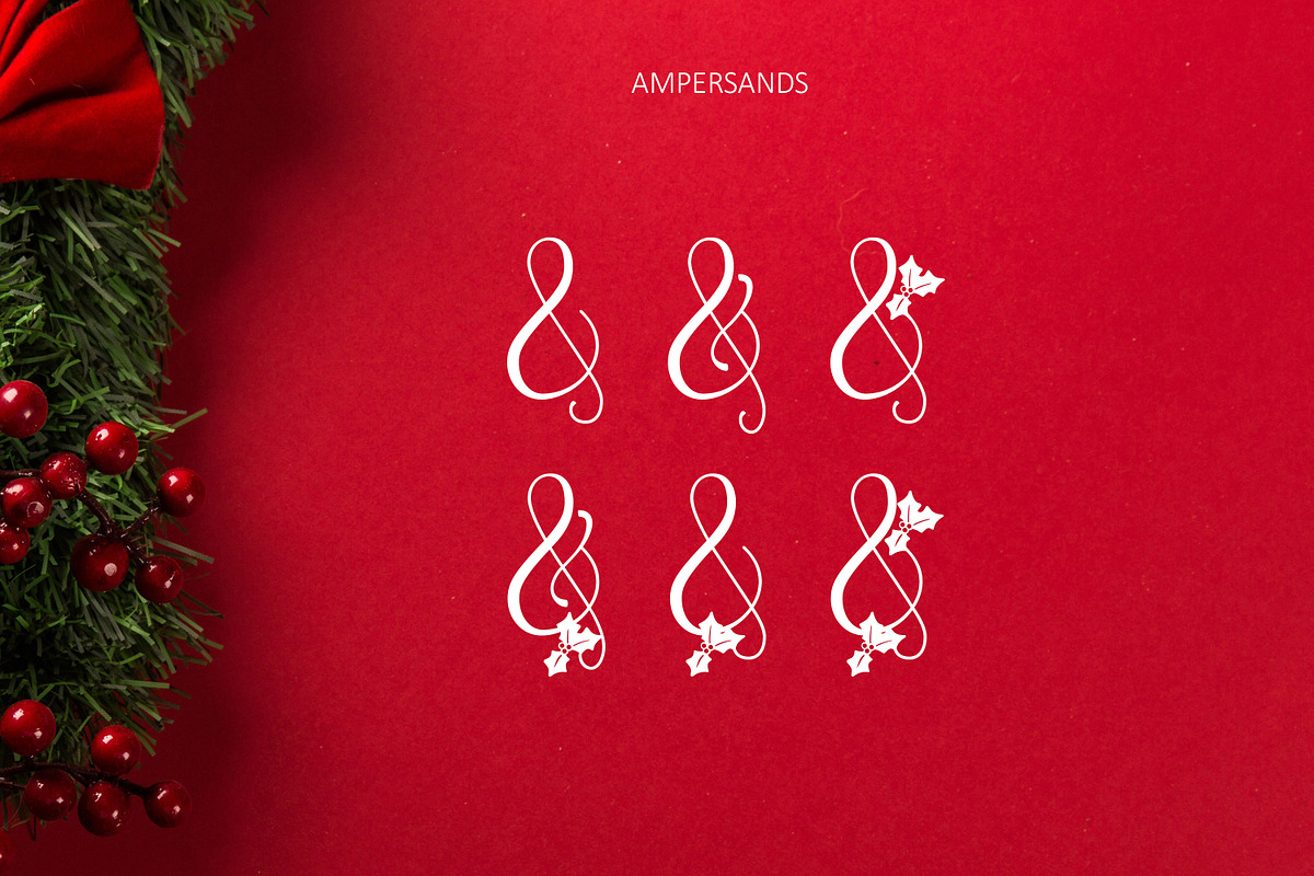Beneath the Mistletoe, a Script Font by Kristy Hatswell (Photo 9 of 11)