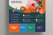 School Admission Flyer Template, a Flyer Template by MightyDesign (Thumbnail 3 of 6)