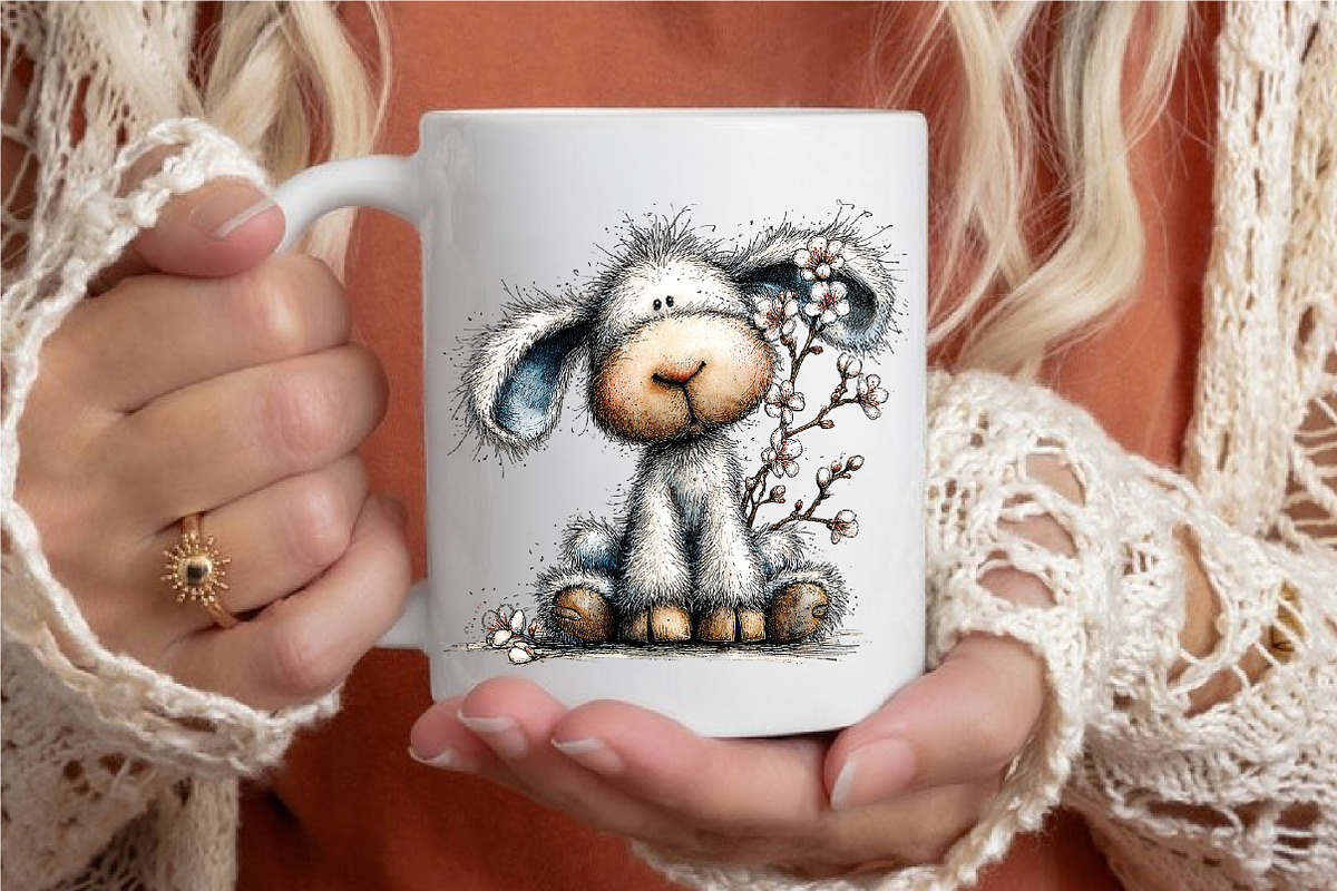 Whimsical Spring Animals Clipart, an Animal Illustration by designcity5 (Photo 5 of 5)