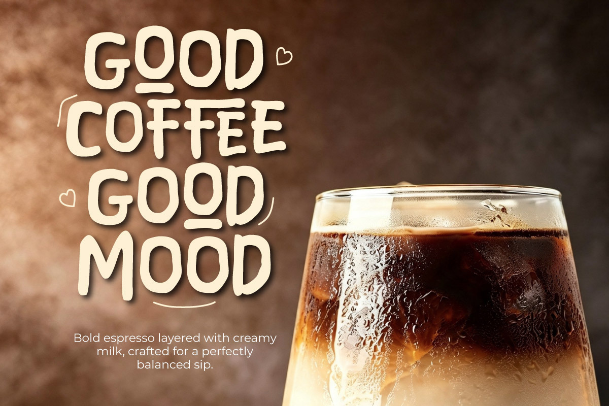 Brewlin Ruffe - Coffee Display Font, a Handwritten Font by productype1 (Photo 8 of 10)