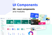 Exlite - React Admin Dashboard, a React Template by UInstrument (Thumbnail 2 of 10)