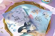 Under the Sea Watercolor Clipart Set, a Decorative Illustration by OKArtHub (Thumbnail 2 of 7)