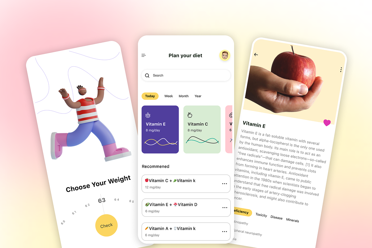 Diet Planning App Concept, a Templates & Theme by saravanan_n1 (Photo 2 of 5)