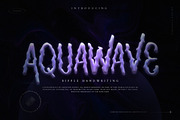 Aquawave Ripple Handwriting, a Font by Creatype Studio (Thumbnail 1 of 9)