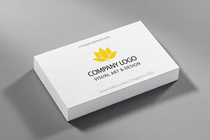 Elegant business card, MockUp