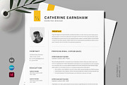Marketing Manager Resume Template, a Resume Template by PixelStudio (Thumbnail 1 of 9)