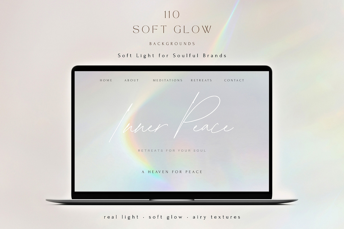 110 Soft Light Ethereal Backgrounds, an Abstract Photo by Allure Art (Photo 6 of 33)