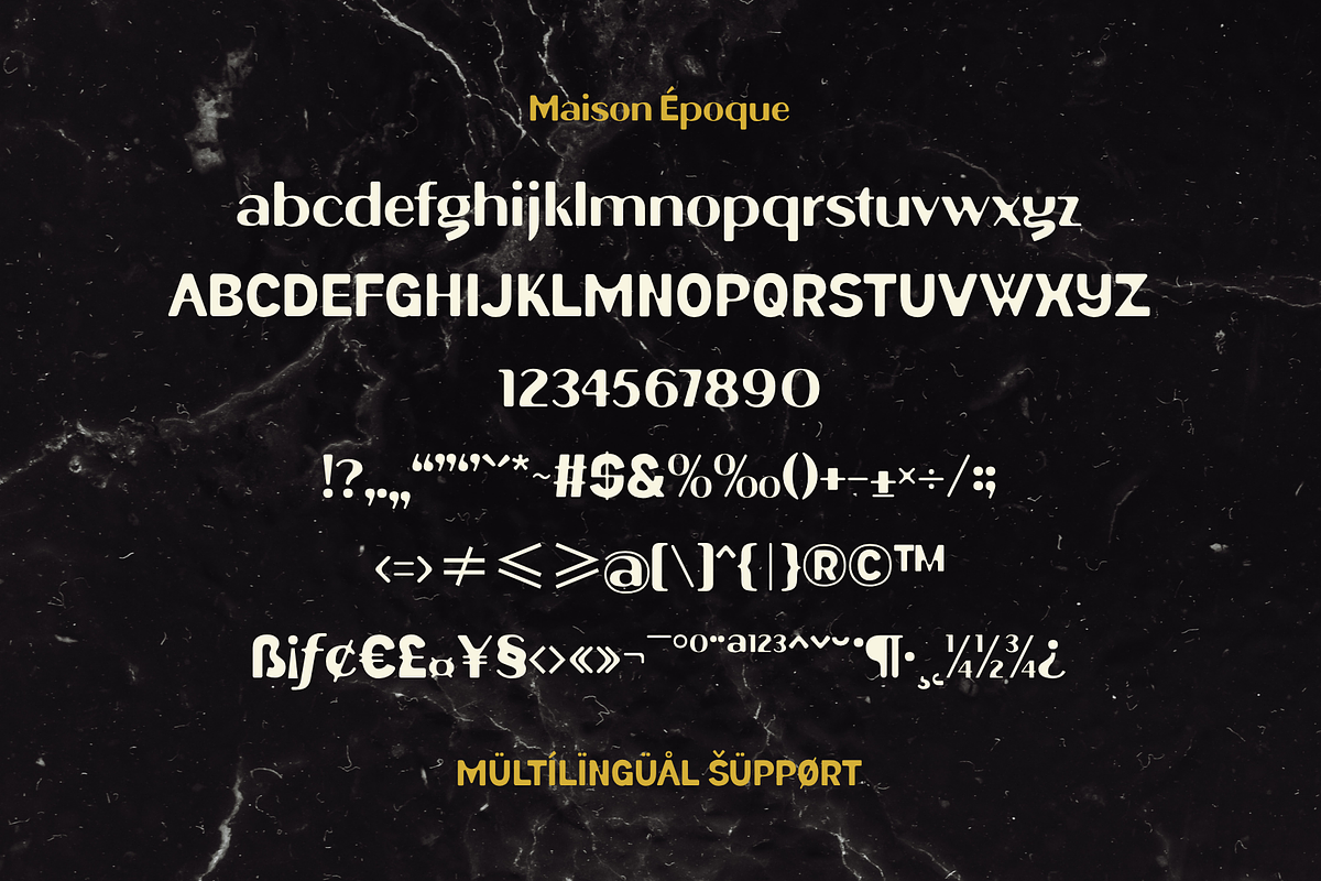 Maison Époque – The Luxury Font Duo, a Script Font by Creacy Studio (Photo 8 of 9)