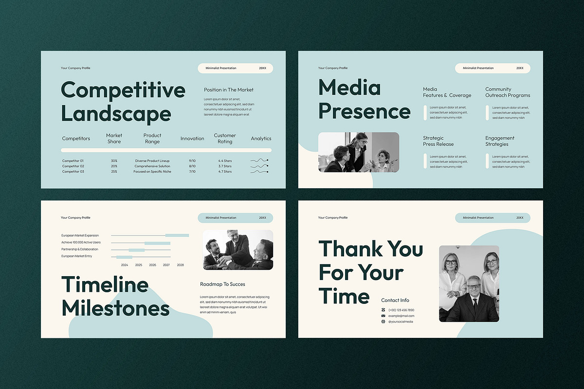 Company Profile Presentation, a Presentation Template by Aiyari Graphic (Photo 5 of 5)