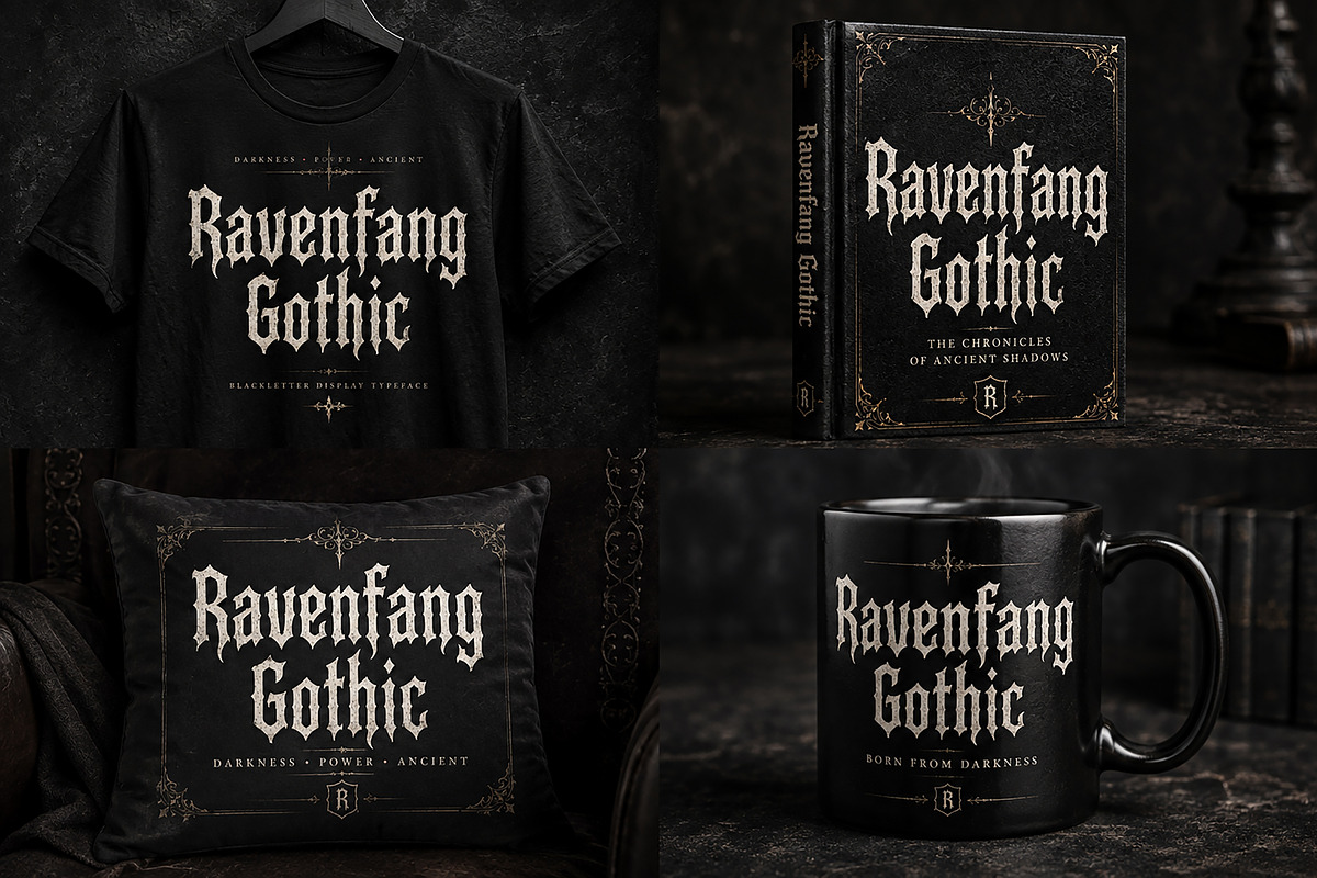Ravenfang Gothic, a Blackletter Font by Wow Magic (Photo 2 of 5)