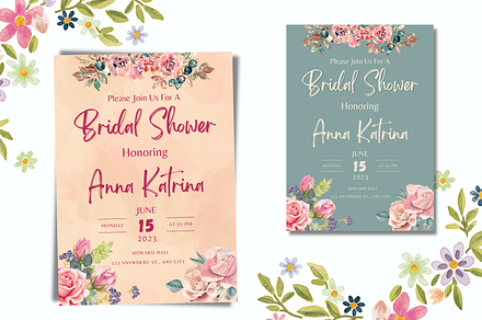 Bridal Shower Invitation Canva