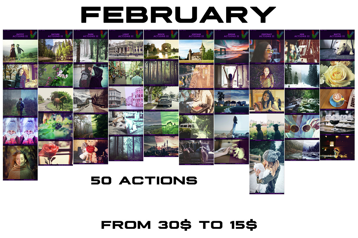 600+ Photoshop Actions + BONUS, an Action Add-On by Viktor Gjokaj (Photo 3 of 13)