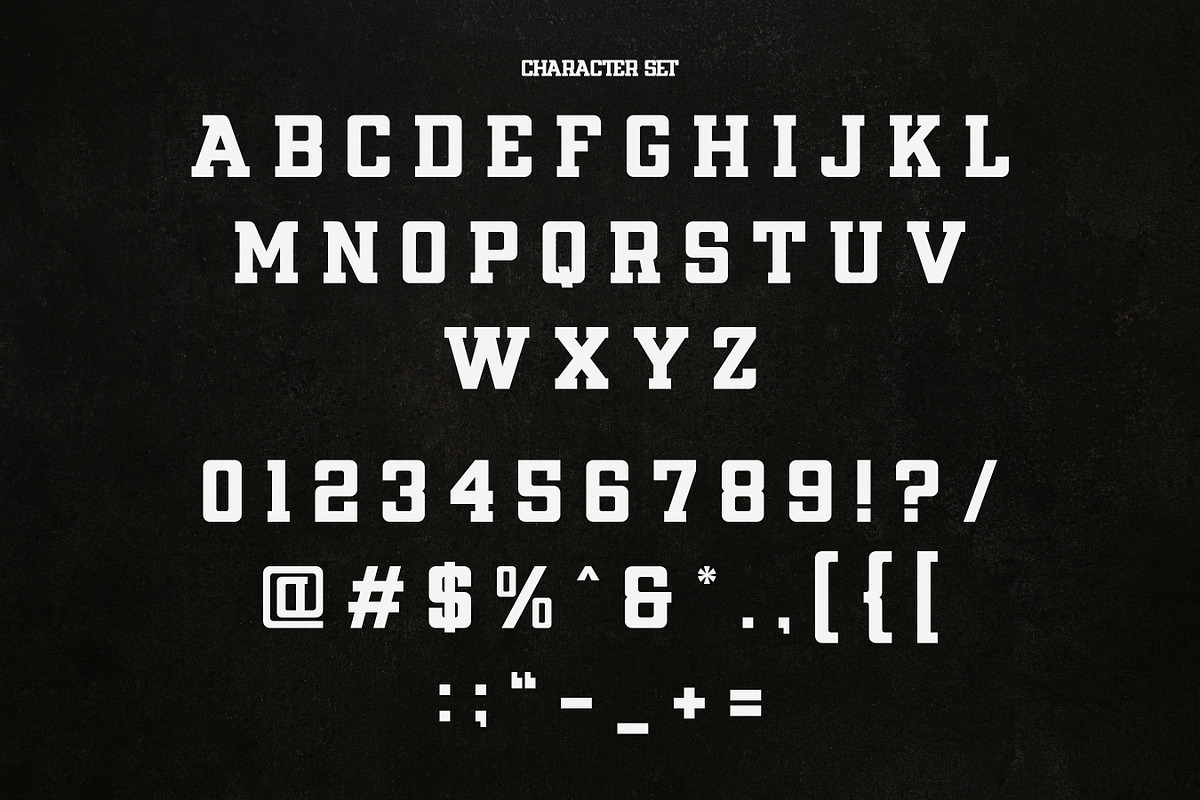 Grand Slab - Slab Sport Font, a Slab Serif Font by Flawless And Co (Photo 9 of 10)