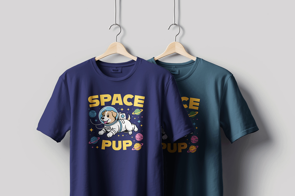 Cat Astronaut Funny Scifi Tshirt, a Stationery Template by MightyDesign (Photo 2 of 6)