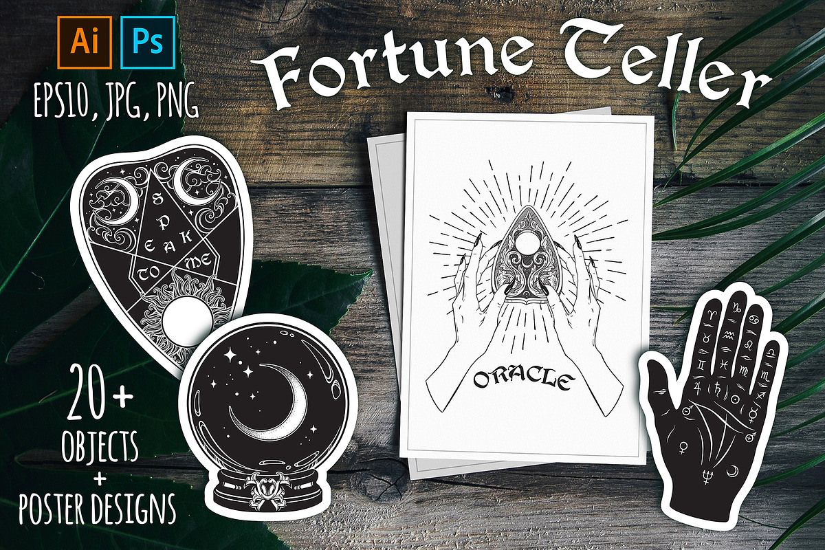 Fortune Teller, an Illustration by Croisy (Photo 1 of 5)
