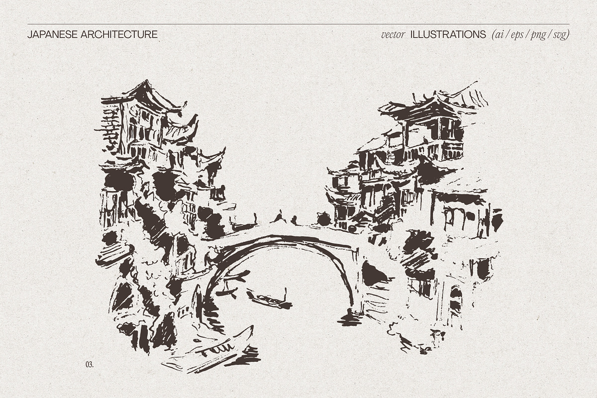 Traditional Japanese Architecture, an Empty State Illustration by TheMountBirdStudio (Photo 4 of 5)
