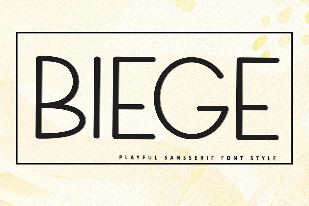 Beige, a Sans Serif Font by FreshTypeINK (Photo 1 of 8)