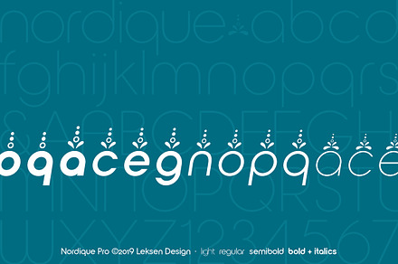 Nordique Pro Semibold Italic